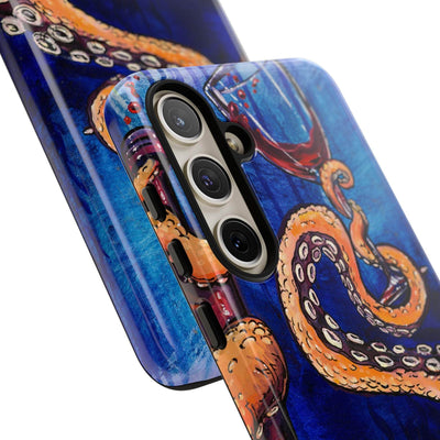 "Octopus the Connoisseur" Tough Phone Cases