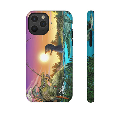 "Gator Fishing" Tough Phone Cases