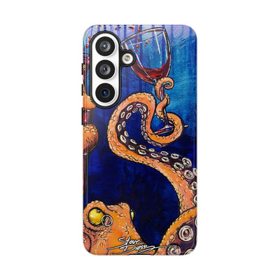 "Octopus the Connoisseur" Tough Phone Cases