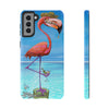 "Dirty Flamingo" Tough Phone Cases