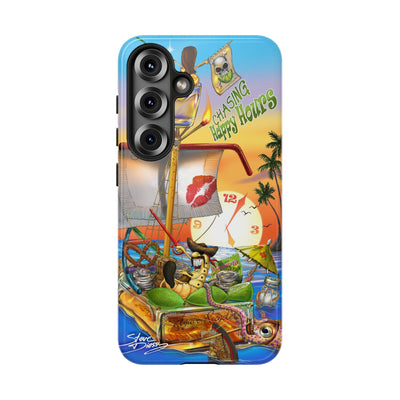 "Chasing Happy Hours" Tough Phone Cases