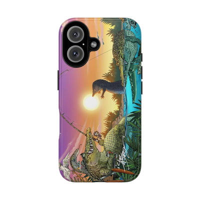 "Gator Fishing" Tough Phone Cases