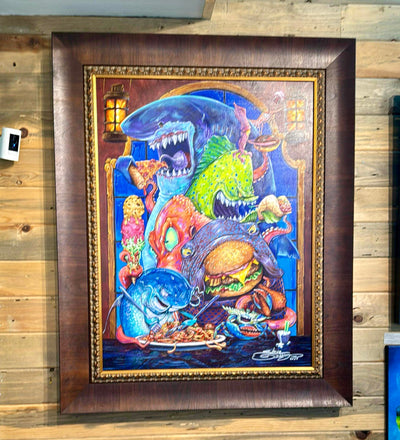 "Seafood See Food" Original Acrylic on Canvas