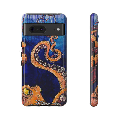 "Octopus the Connoisseur" Tough Phone Cases