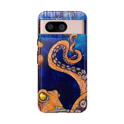 "Octopus the Connoisseur" Tough Phone Cases