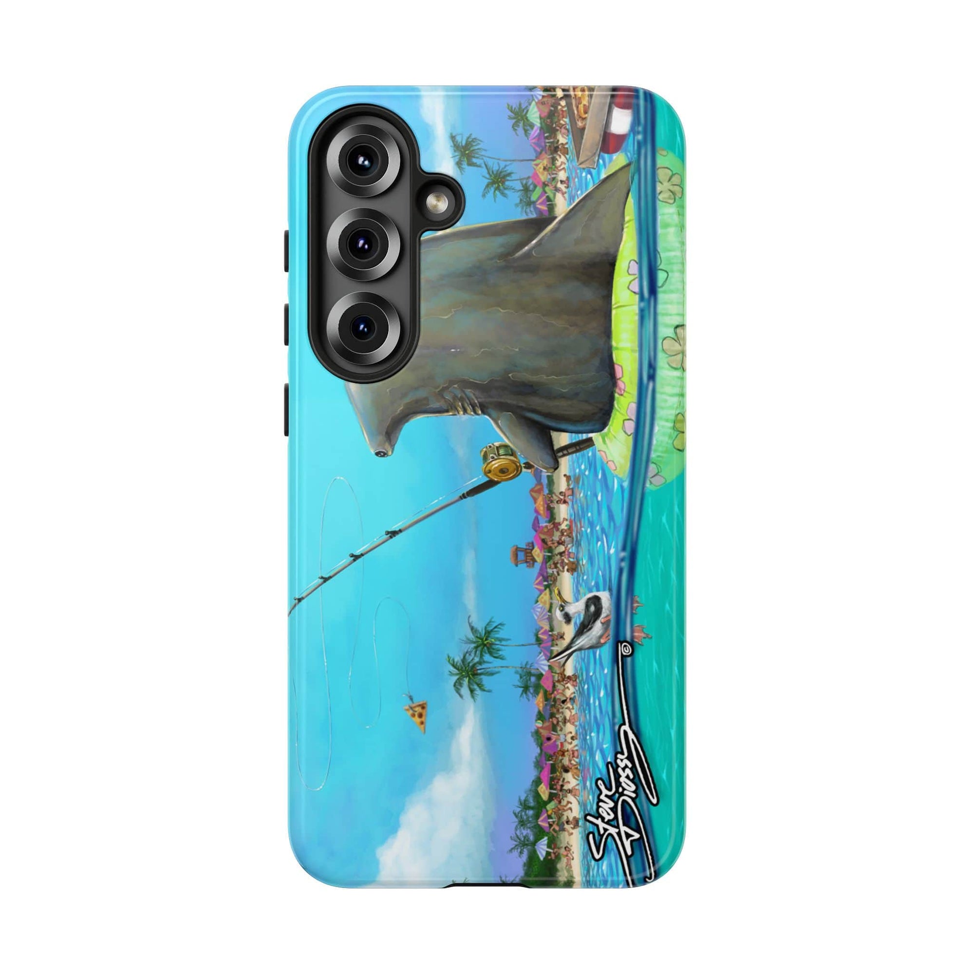 "Shark Fishing" Tough Phone Cases