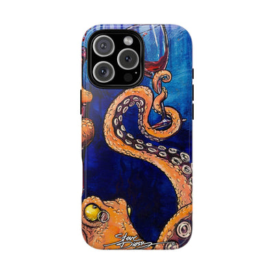 "Octopus the Connoisseur" Tough Phone Cases