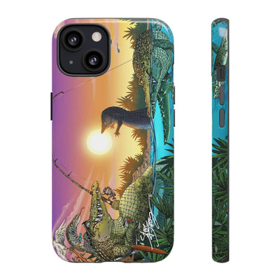 "Gator Fishing" Tough Phone Cases