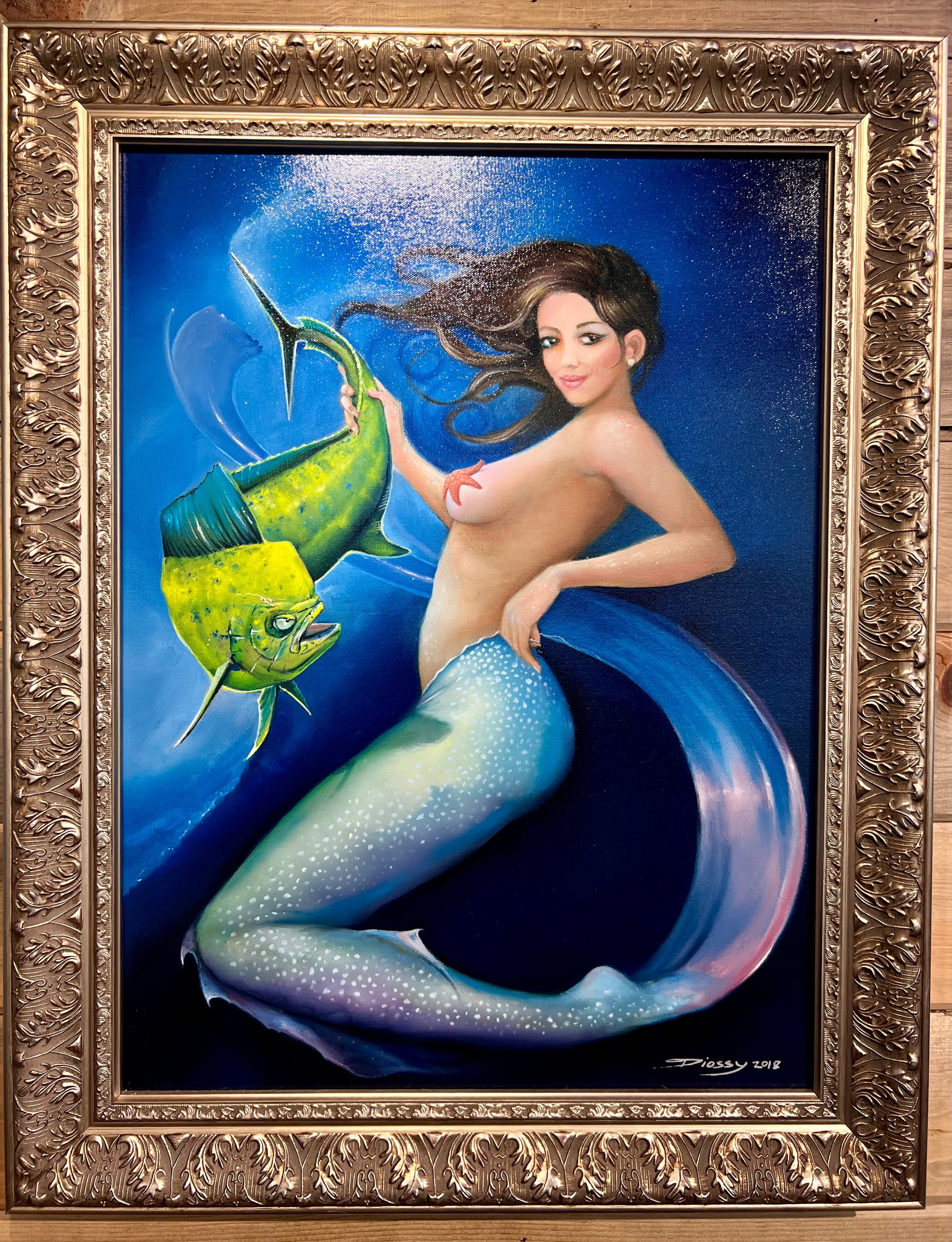 "Fresh Catch" Original Oil on Canvas