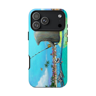 "Shark Fishing" Tough Phone Cases