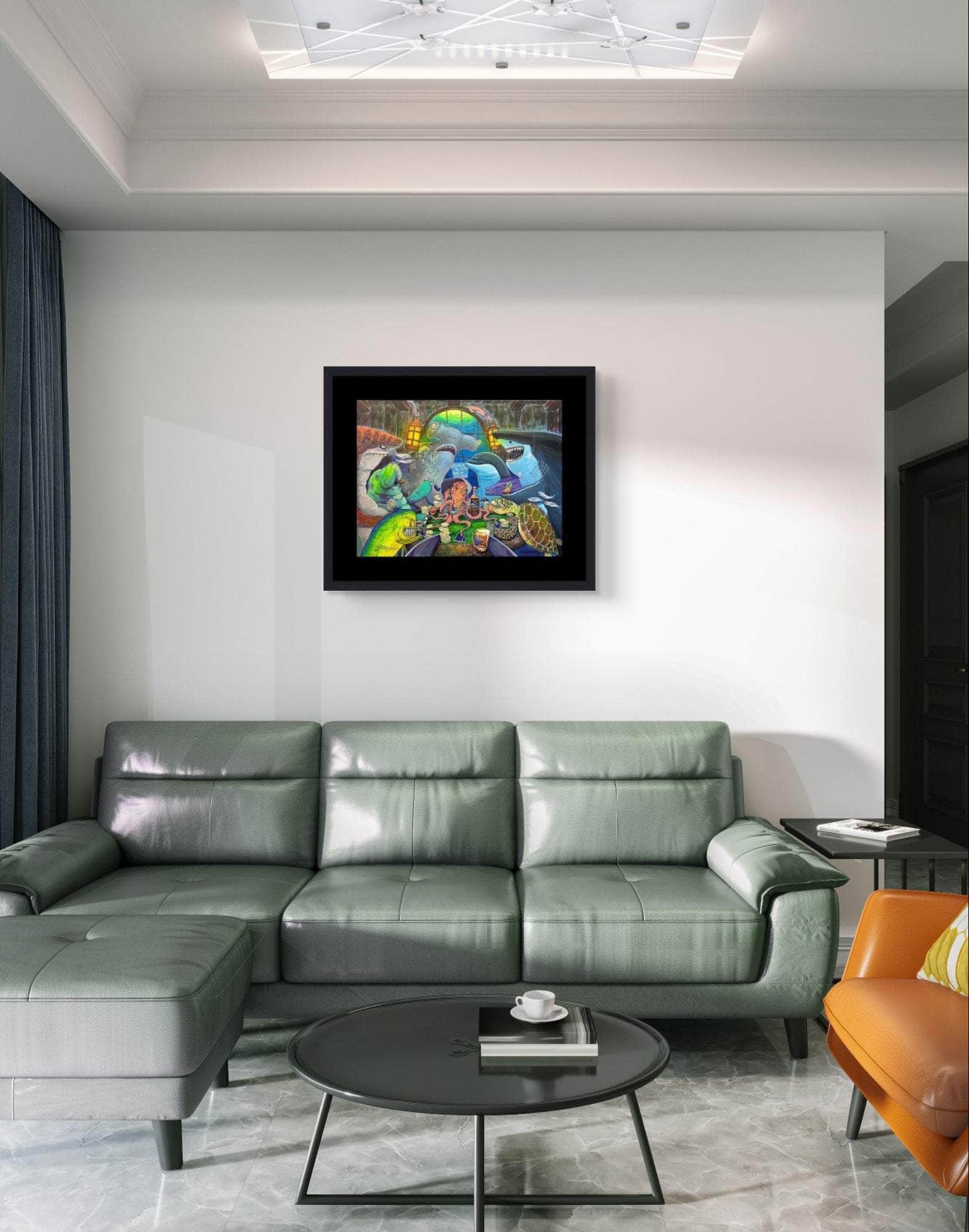 Wyland Collaboration: "Card Sharks" Artist's Proof Series