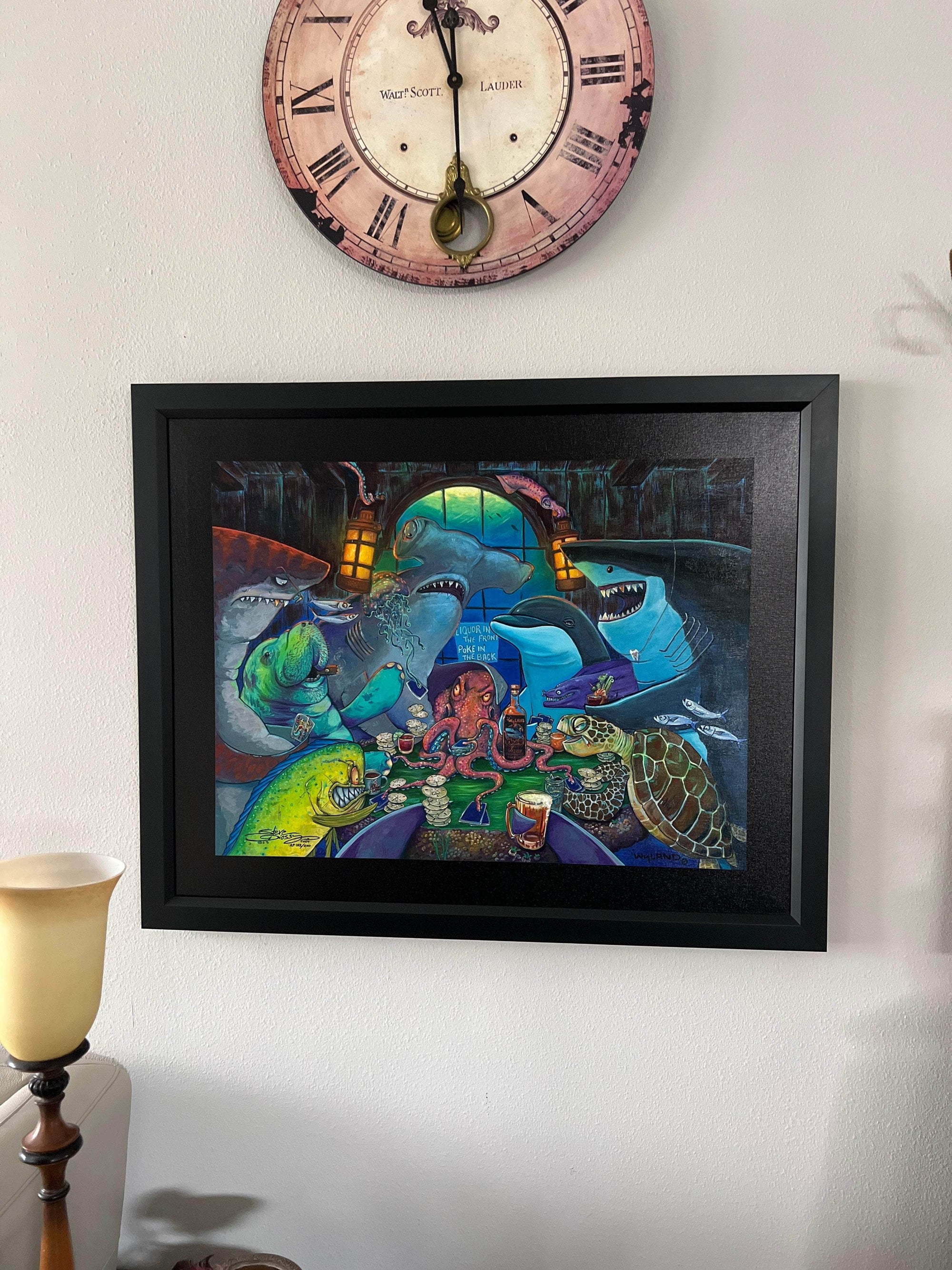 Wyland Collaboration: "Card Sharks" Artist's Proof Series