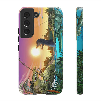 "Gator Fishing" Tough Phone Cases