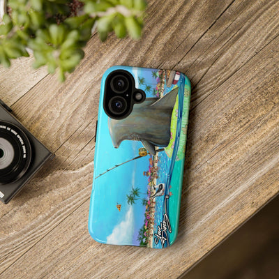 "Shark Fishing" Tough Phone Cases
