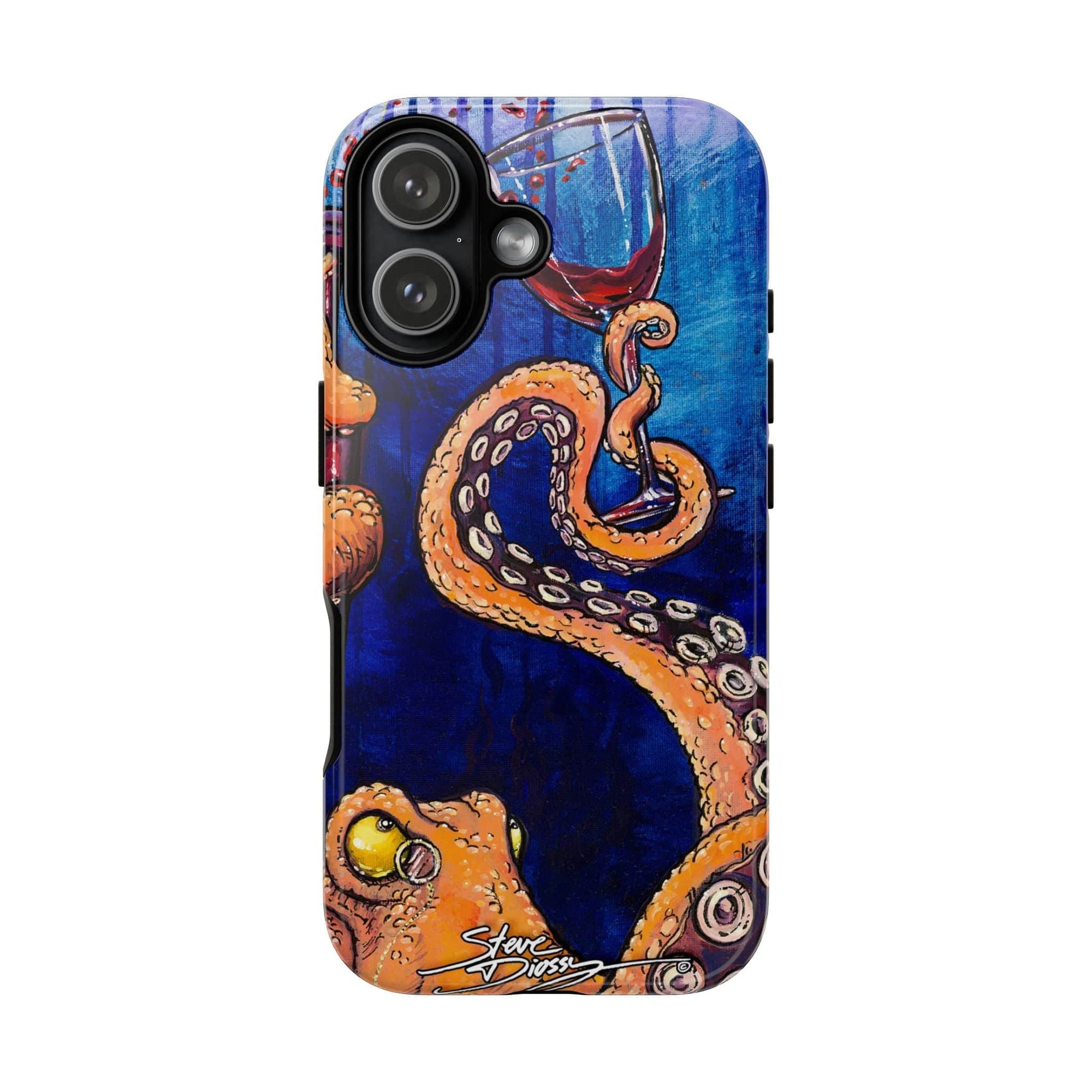 "Octopus the Connoisseur" Tough Phone Cases
