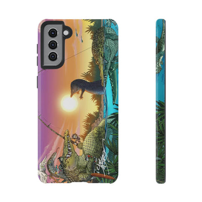 "Gator Fishing" Tough Phone Cases