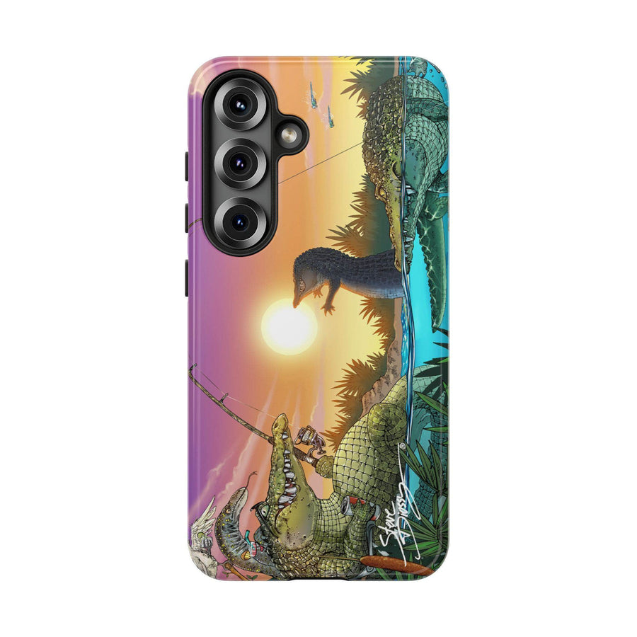 "Gator Fishing" Tough Phone Cases