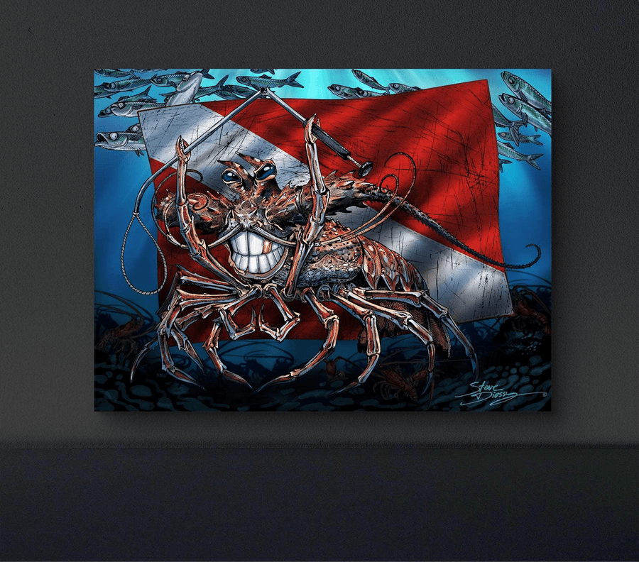 "Tickle This Lobster" Limited Edition Canvas