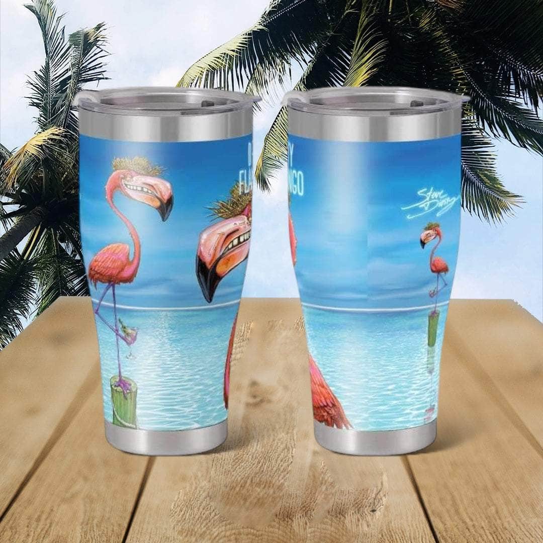 "Dirty Flamingo" Stainless Steel Tumbler