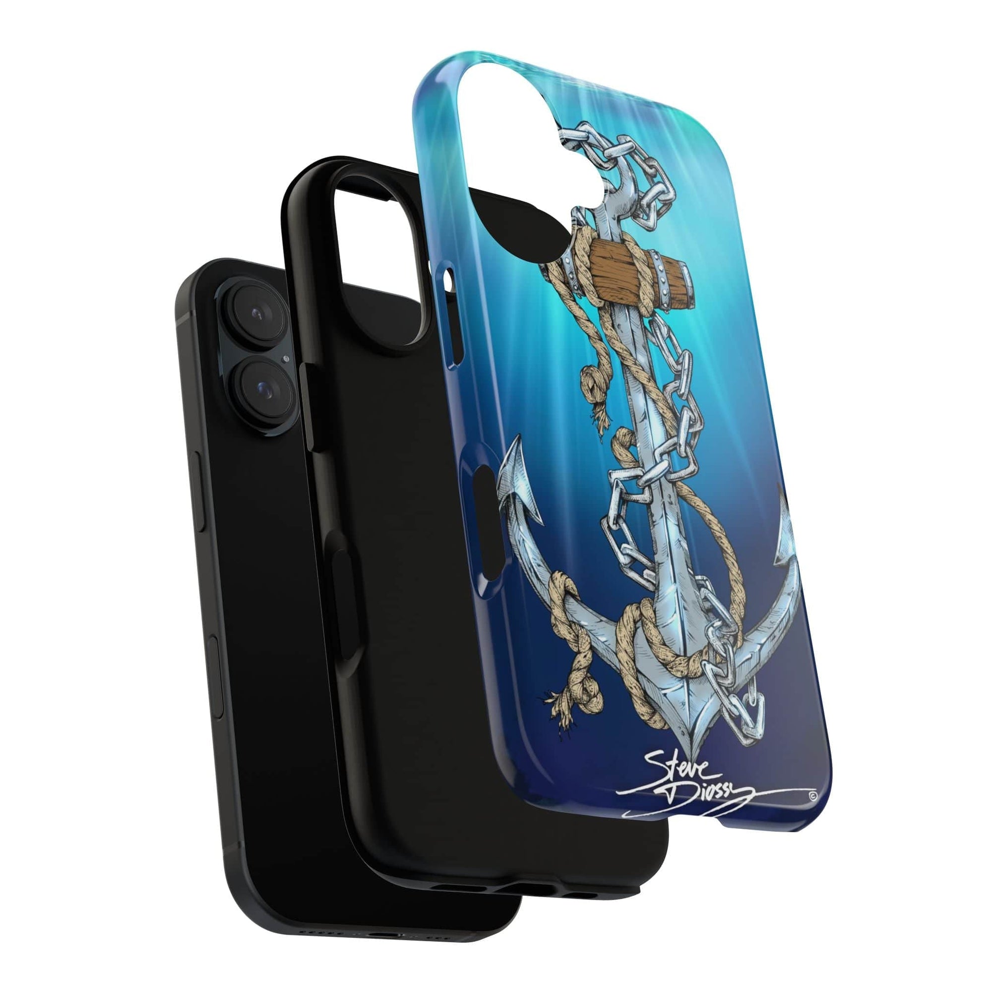"Anchors Aweigh" Tough Phone Cases