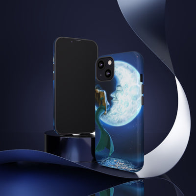 "Mermaid in the Moon" Tough Phone Cases