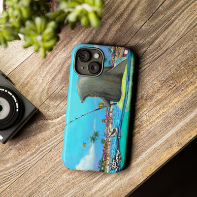 "Shark Fishing" Tough Phone Cases