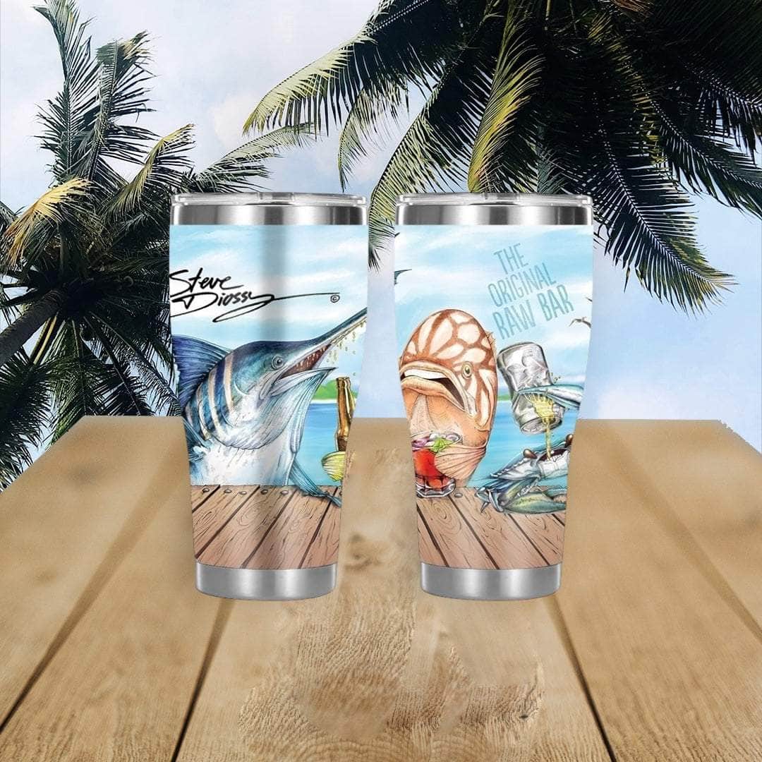 "Raw Bar" Stainless Steel Tumbler