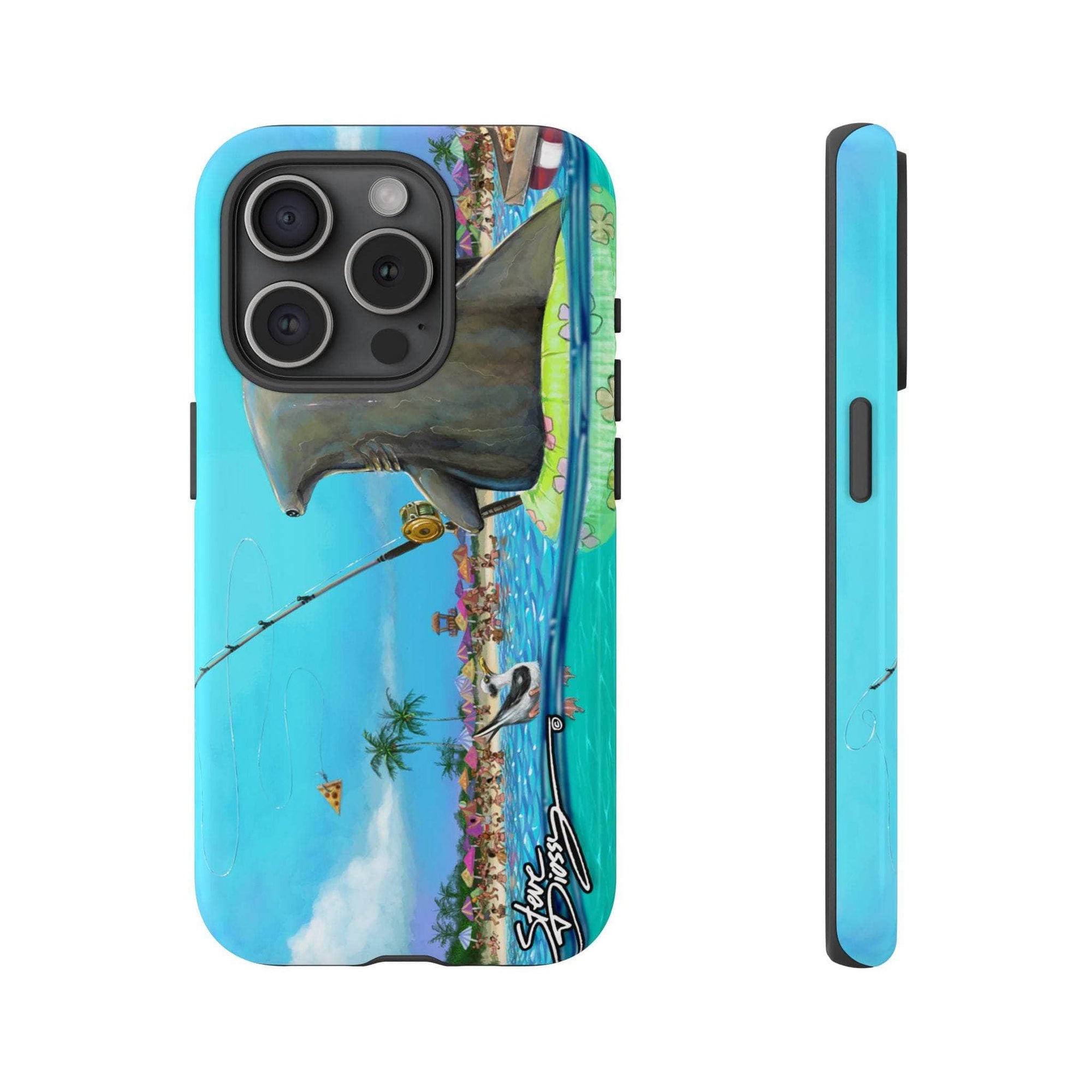 "Shark Fishing" Tough Phone Cases