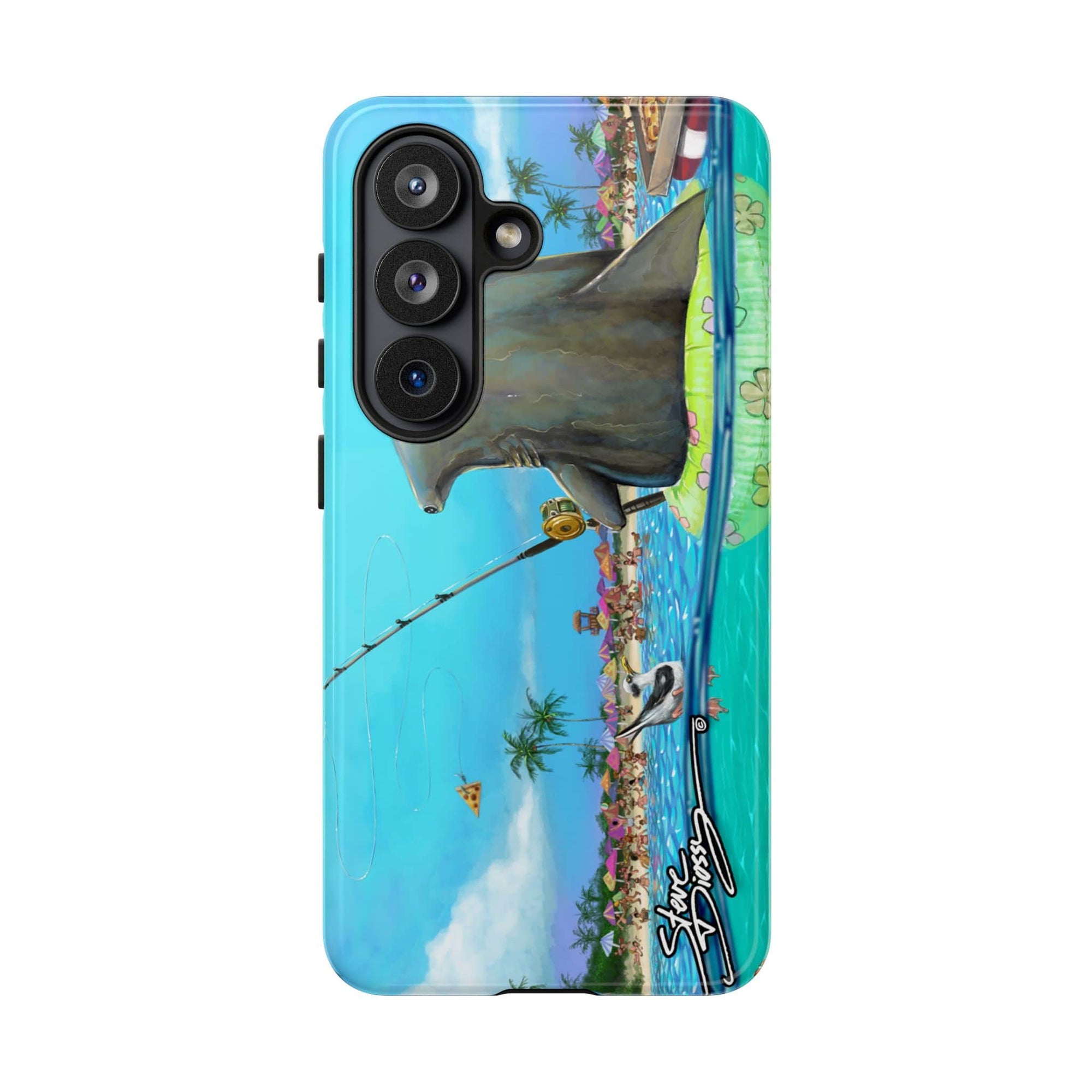 "Shark Fishing" Tough Phone Cases