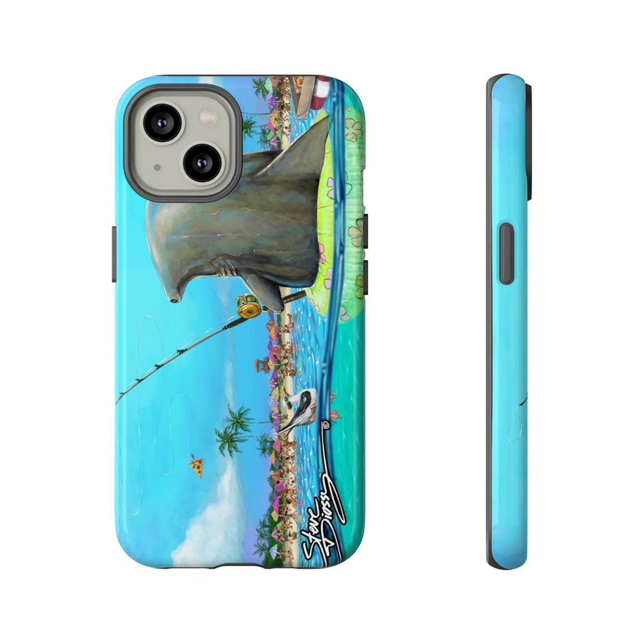 "Shark Fishing" Tough Phone Cases