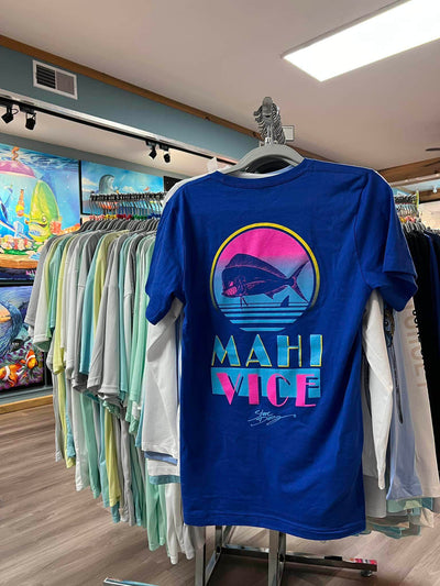 "Mahi Vice Retro" Cotton T-Shirt