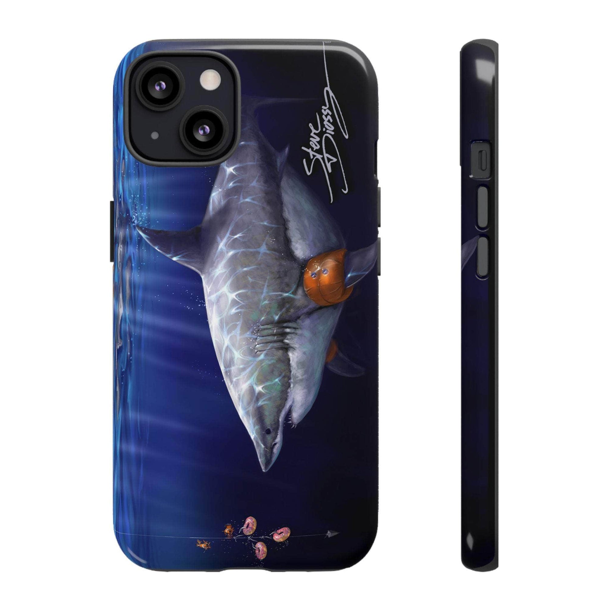 "Donut Shark" Tough Phone Cases