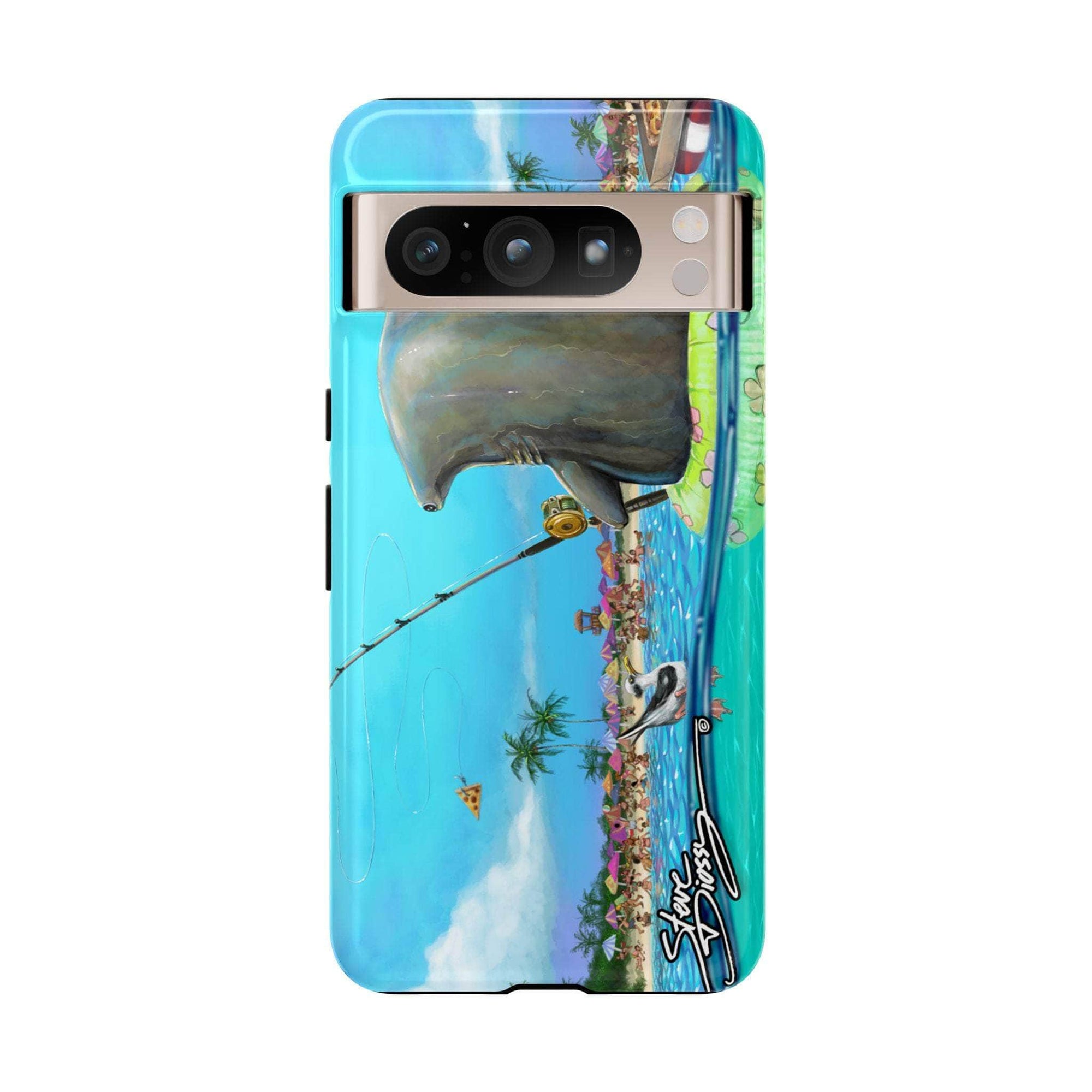 "Shark Fishing" Tough Phone Cases