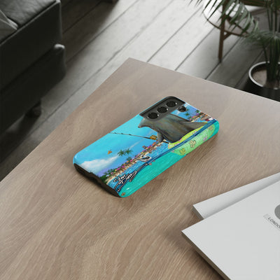 "Shark Fishing" Tough Phone Cases