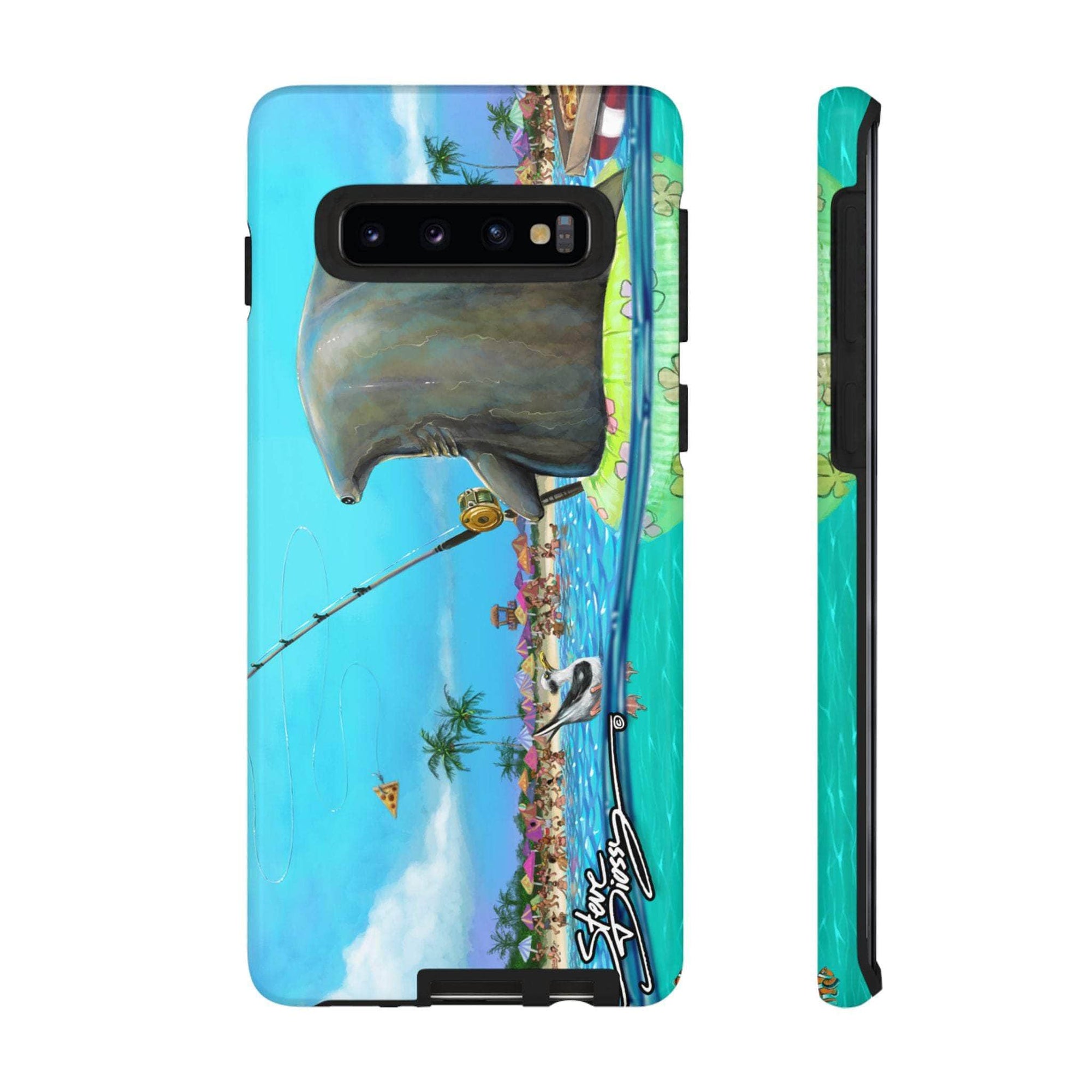 "Shark Fishing" Tough Phone Cases