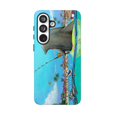 "Shark Fishing" Tough Phone Cases