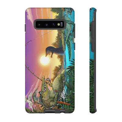 "Gator Fishing" Tough Phone Cases