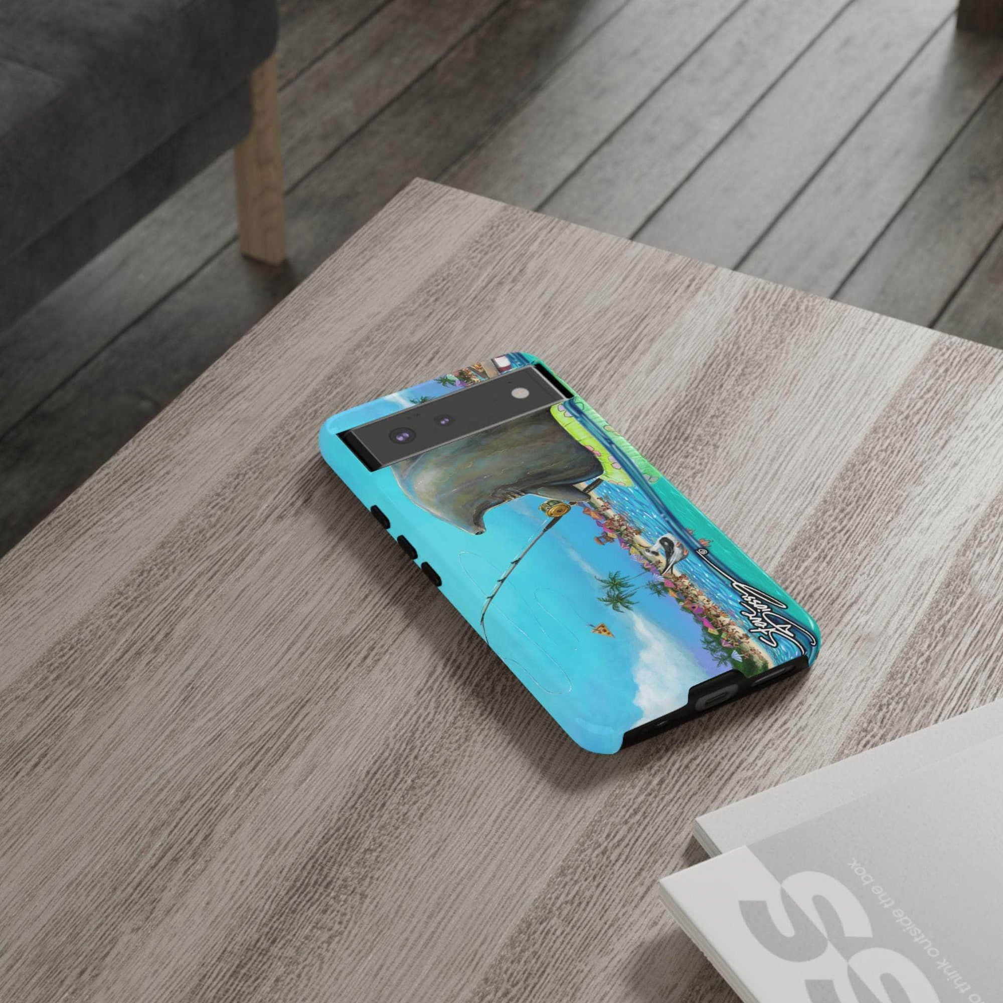 "Shark Fishing" Tough Phone Cases
