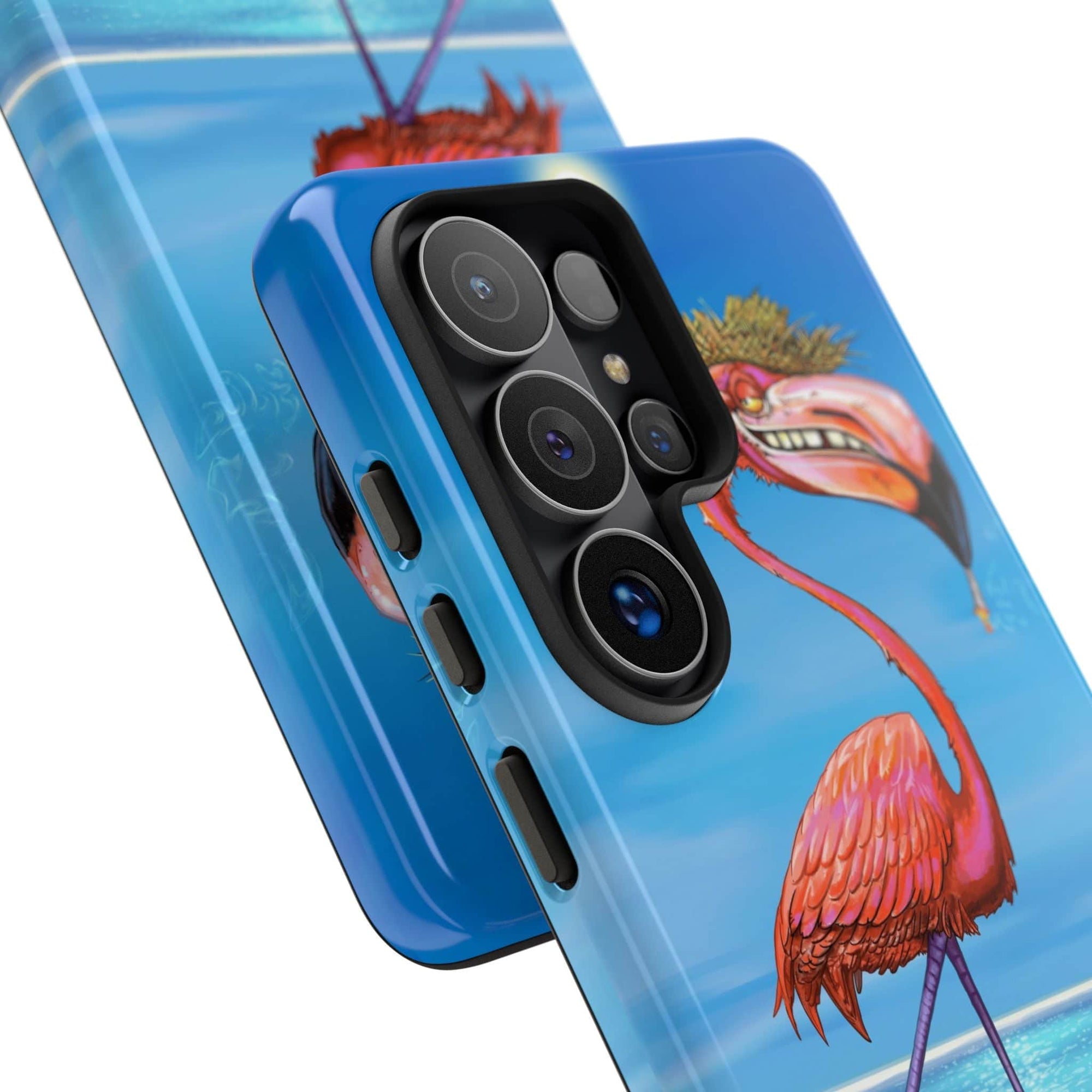 "Dirty Flamingo" Tough Phone Cases