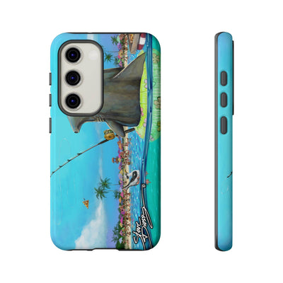 "Shark Fishing" Tough Phone Cases