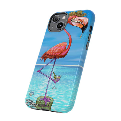 "Dirty Flamingo" Tough Phone Cases