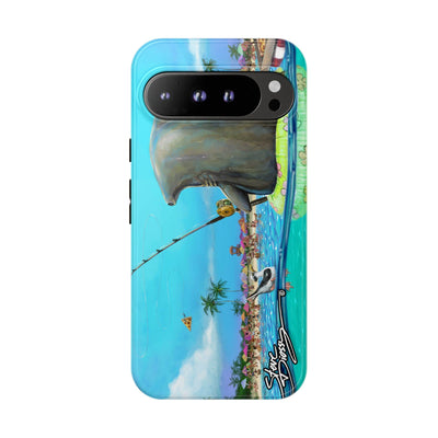 "Shark Fishing" Tough Phone Cases