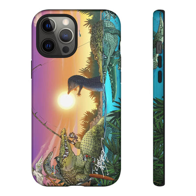 "Gator Fishing" Tough Phone Cases