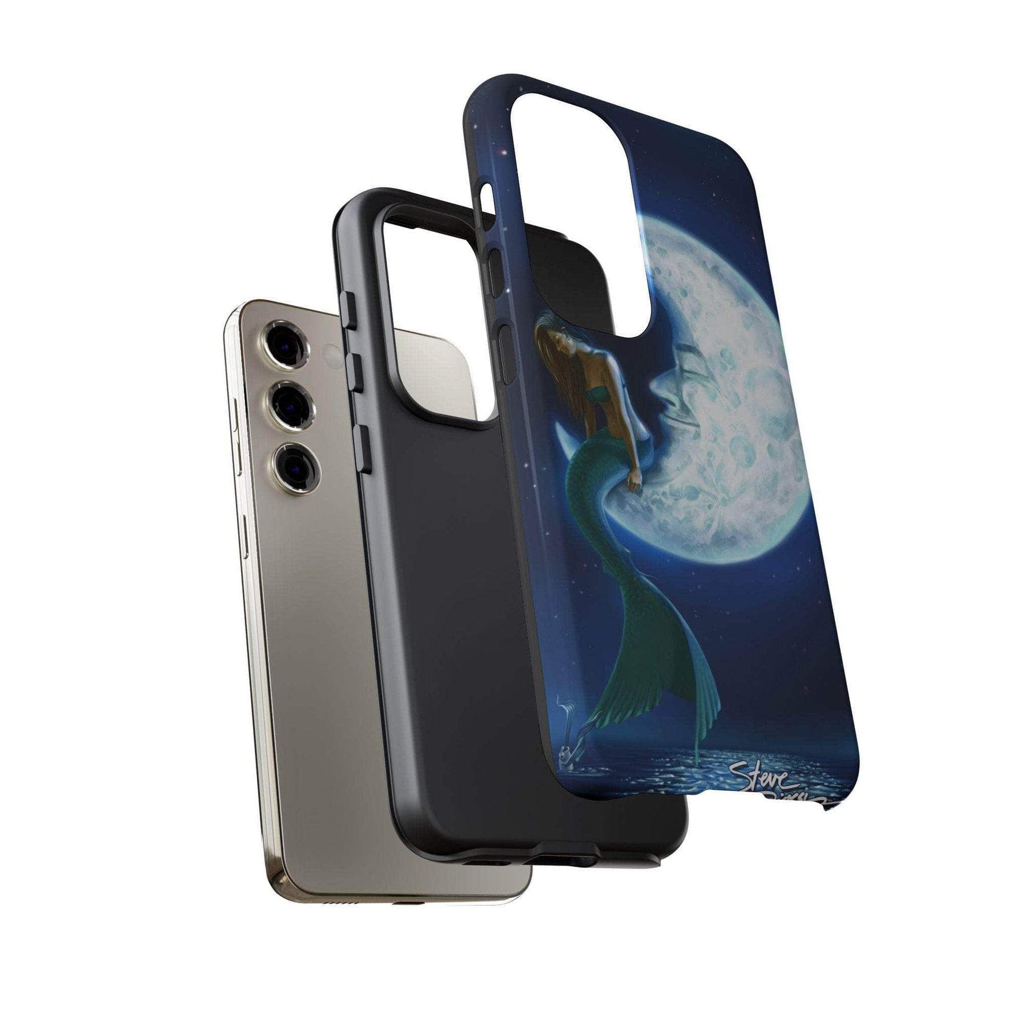 "Mermaid in the Moon" Tough Phone Cases