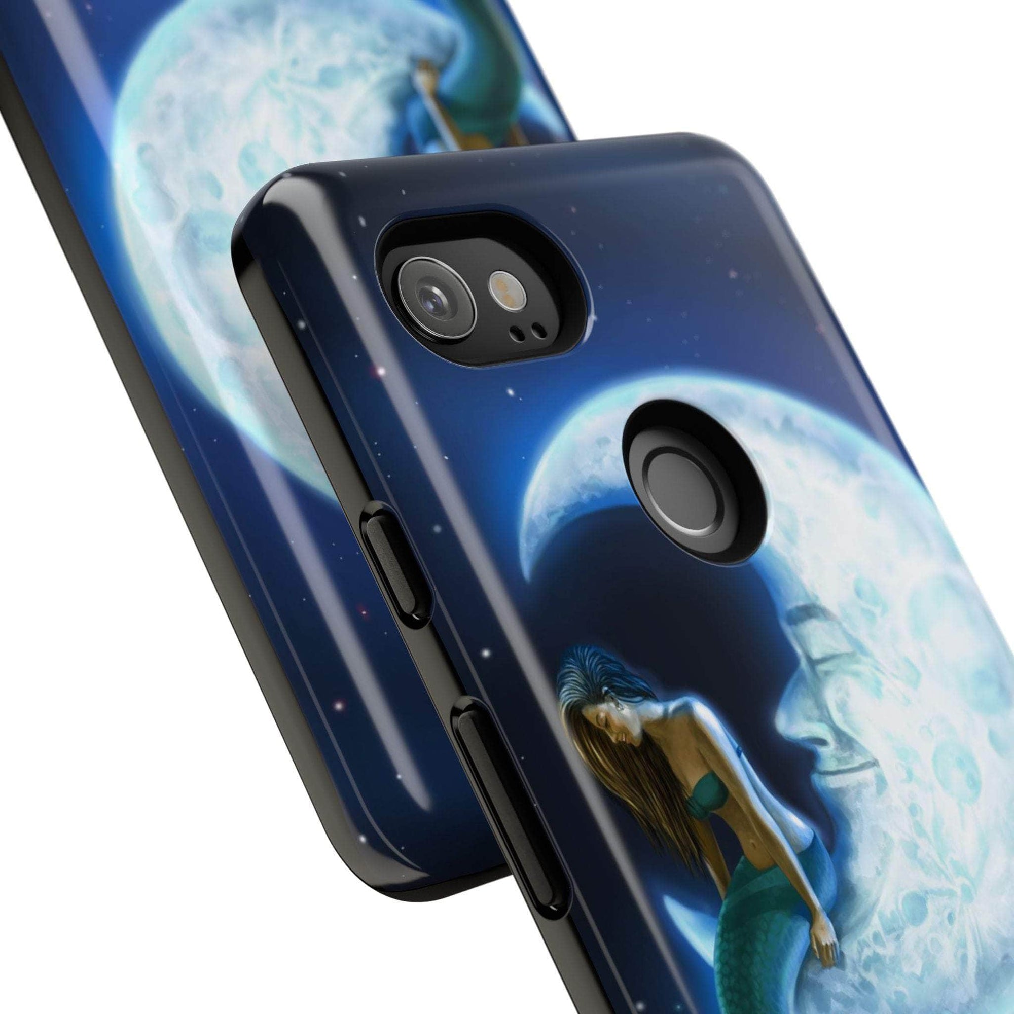 "Mermaid in the Moon" Tough Phone Cases