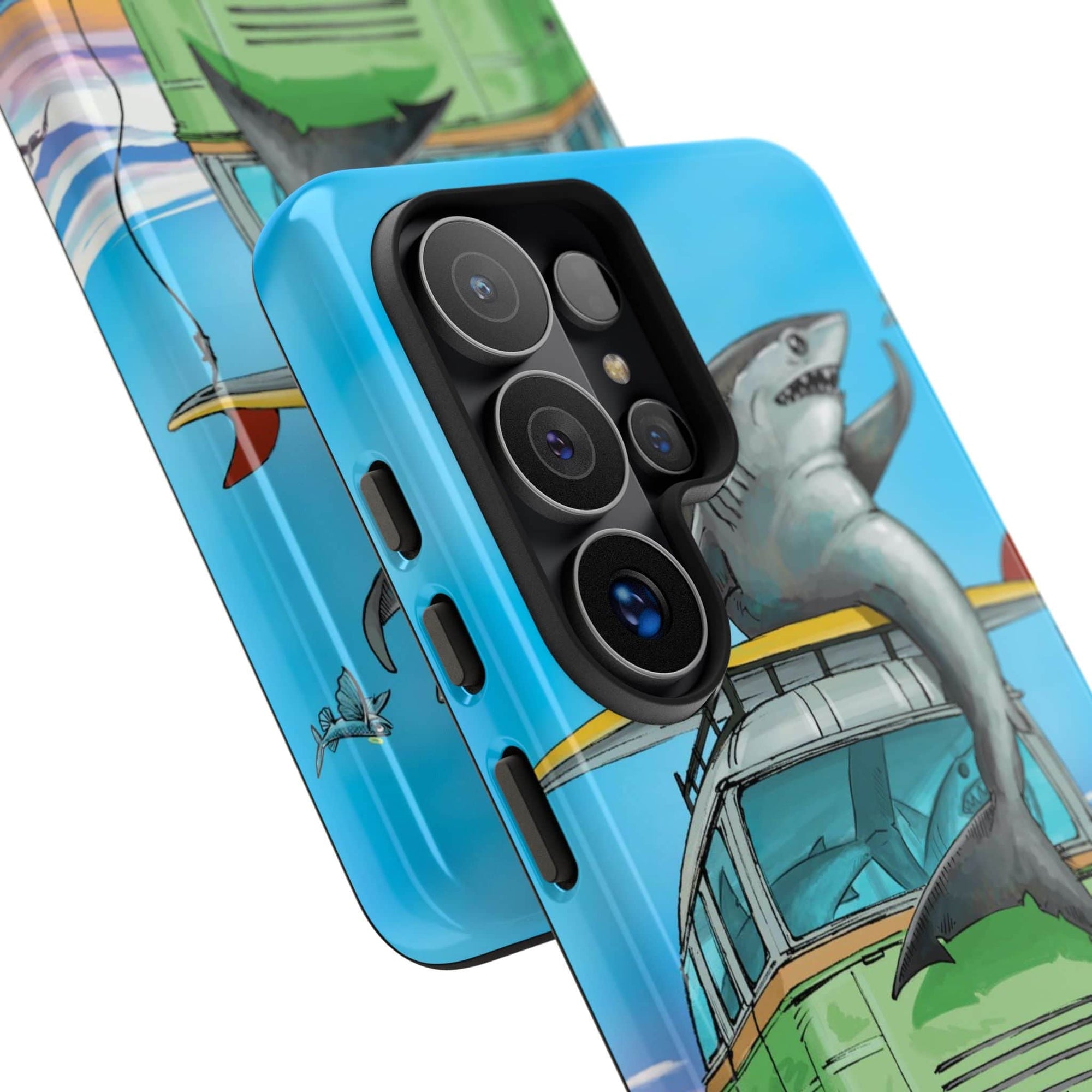 "Shark Bus" Tough Phone Cases