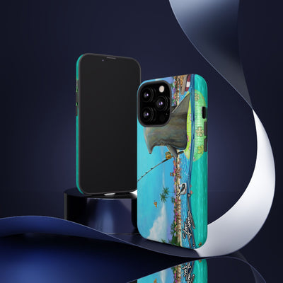 "Shark Fishing" Tough Phone Cases