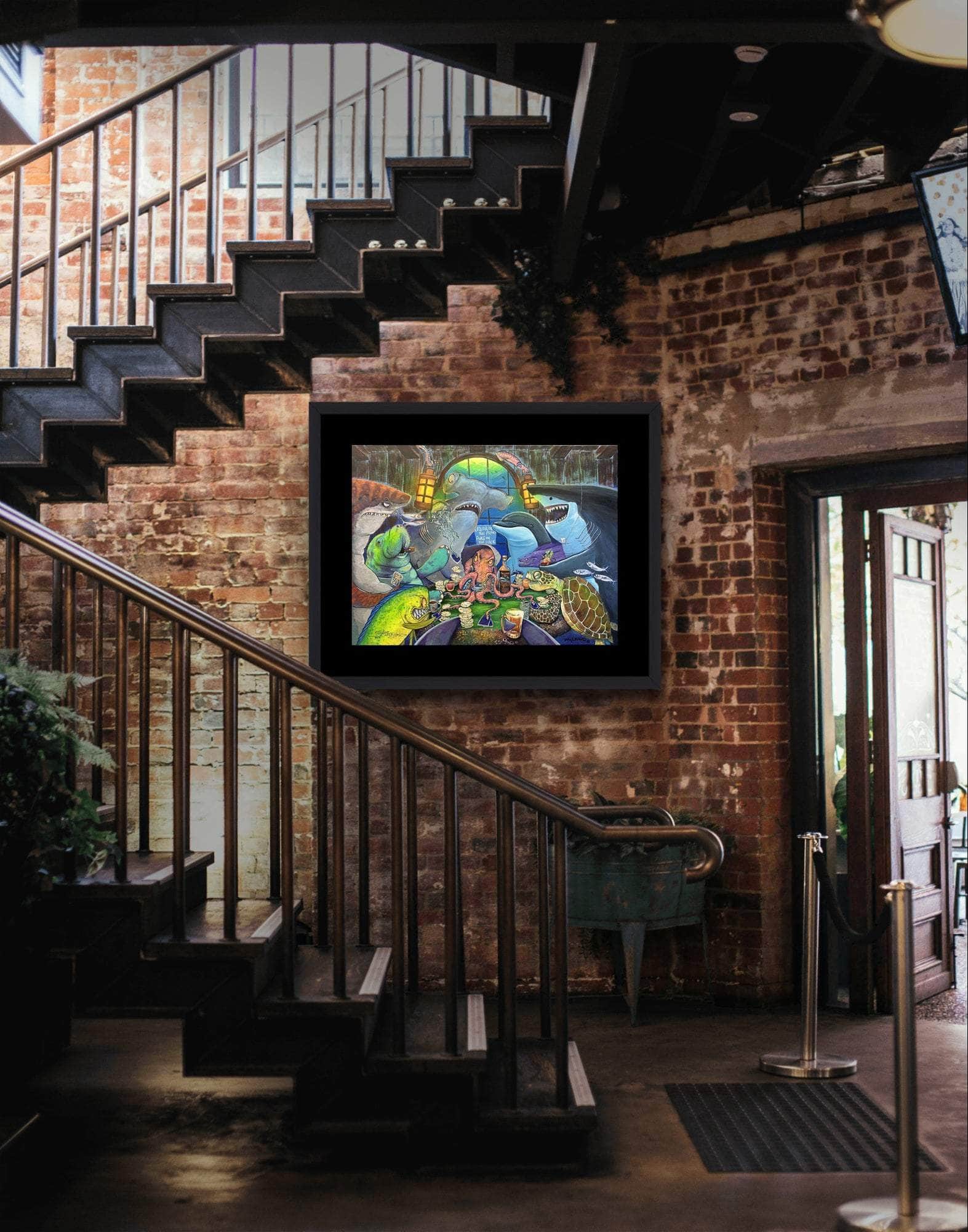 Wyland Collaboration: "Card Sharks" Artist's Proof Series