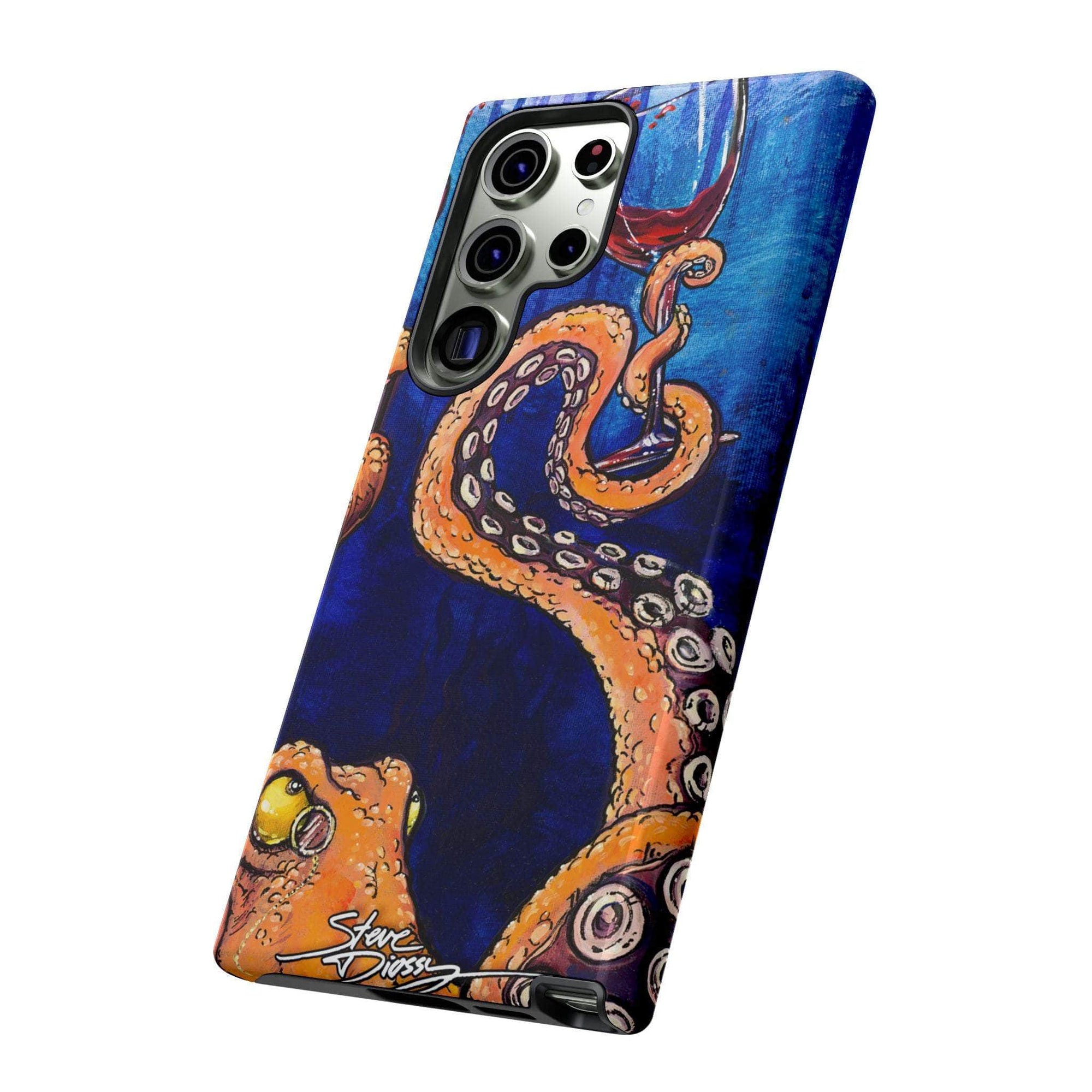 "Octopus the Connoisseur" Tough Phone Cases