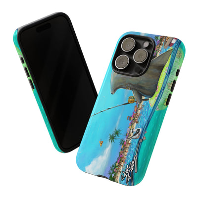 "Shark Fishing" Tough Phone Cases